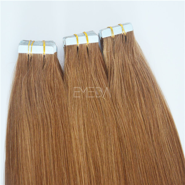 Grade 10A double draen Peruvian human hair tape extensions YJ104